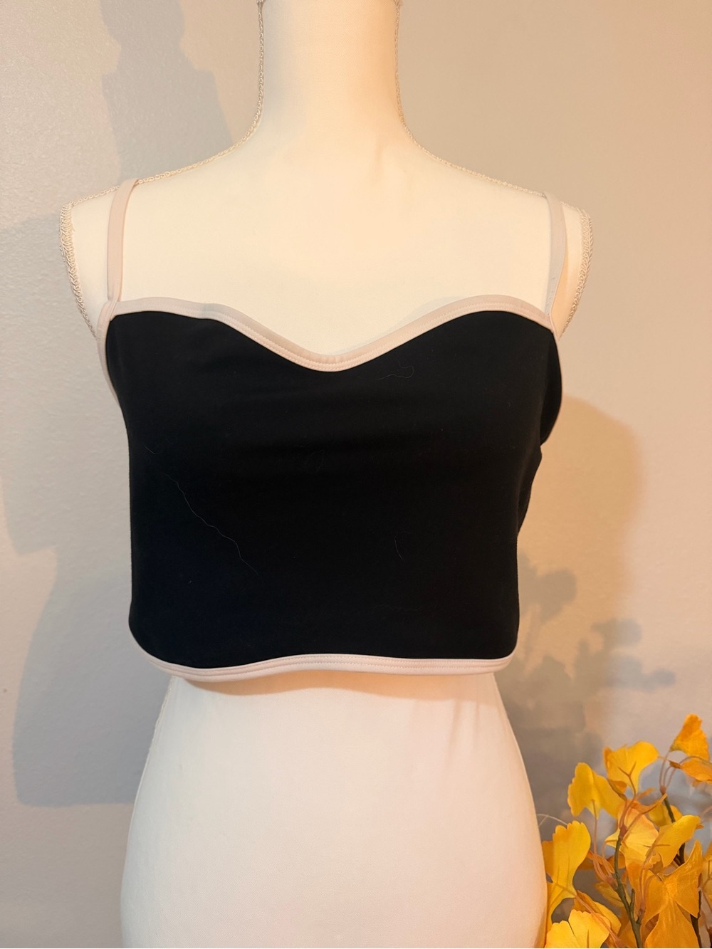 wild fable Black Cropped Tank